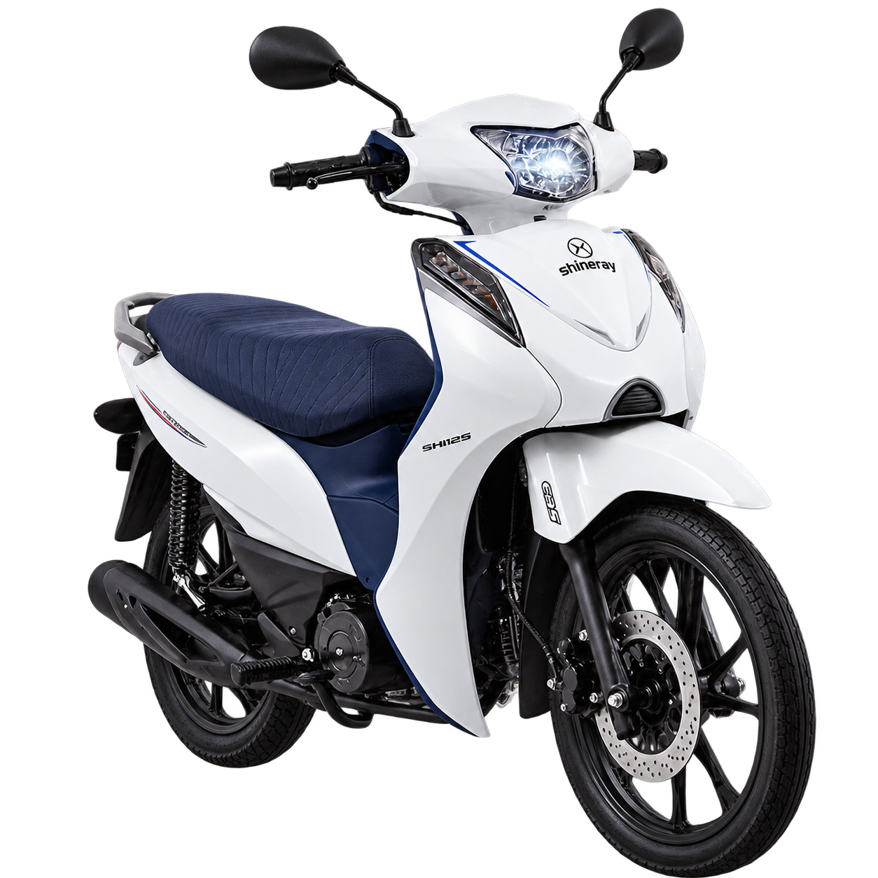 Shineray SHI 125 em fundo limpo